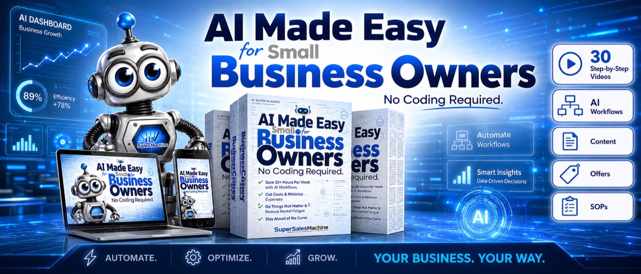 AI Made Easy for Small Business Owners - No Coding Required